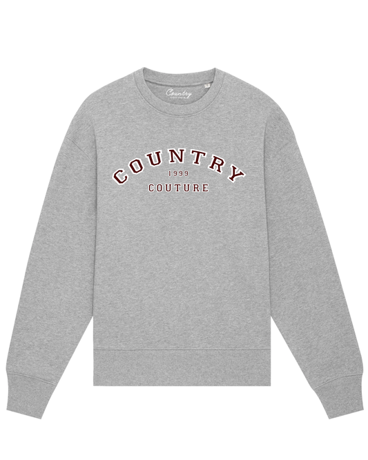 University of CC. Heather Grey. Oversized sweater.