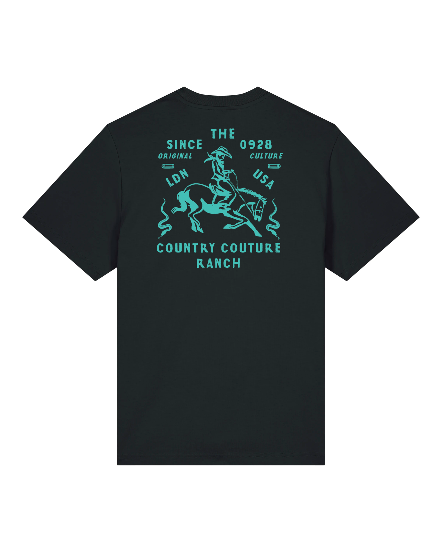 CC Ranch. Black. Relaxed Fit T-shirt